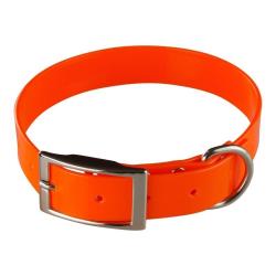 COLLIER orange hb dog by helen baud 700mm X 38mm x 2.6mm