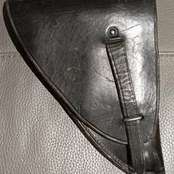 ETUIS DE PISTOLET DE TYPE RUBY + r&eacute;c&eacute;pic&eacute; de d&eacute;p&ocirc;t d'arme d'&eacute;poque...refa023