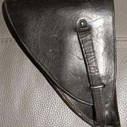 ETUIS DE PISTOLET DE TYPE RUBY + r&eacute;c&eacute;pic&eacute; de d&eacute;p&ocirc;t d'arme d'&eacute;poque...refa023