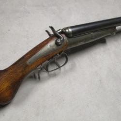 HUSQVARNA modèle 1877, Cal 12 à chiens, à 1 euro sans prix de réserve!!! Canons miroir!!!