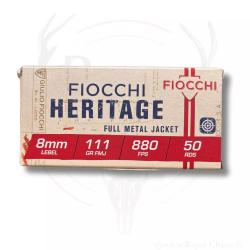 50 balles Cal.8mm Lebel 111grs FMJ FIOCCHI
