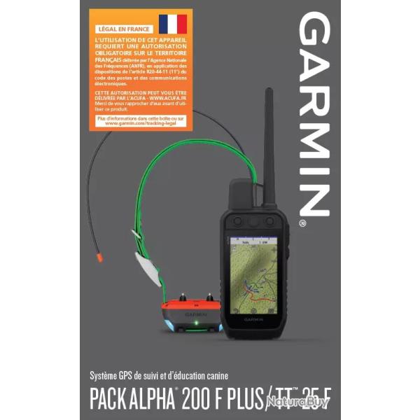 Pack GPS ALPHA 200F Plus TT25 Version F GARMIN