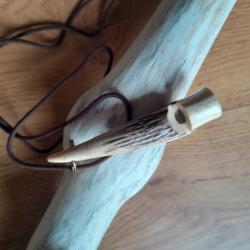 Sifflet en corne  de Cerf   N°5