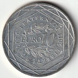 Monnaie ARGENT France  Euro des R&eacute;gions /10 euros r&eacute;gion Centre 2e type 2011  80000 exemplaires