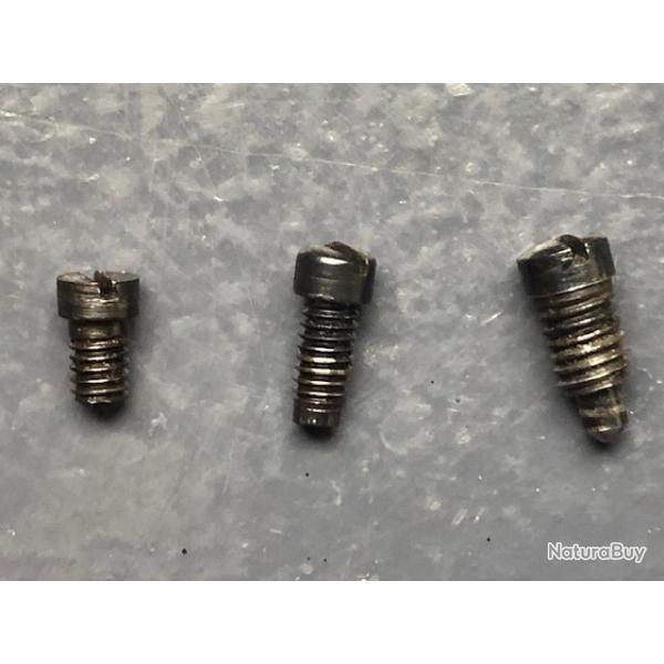 Pour S&W, ensemble des 3 vis de plaque de recouvrement
