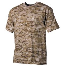 Tee shirt MFH 100 Coton Digital Desert