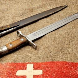 Suisse Schmidt Rubin Ba&iuml;onnettes M1889 pour fusil G96/11 G11 G89 24C