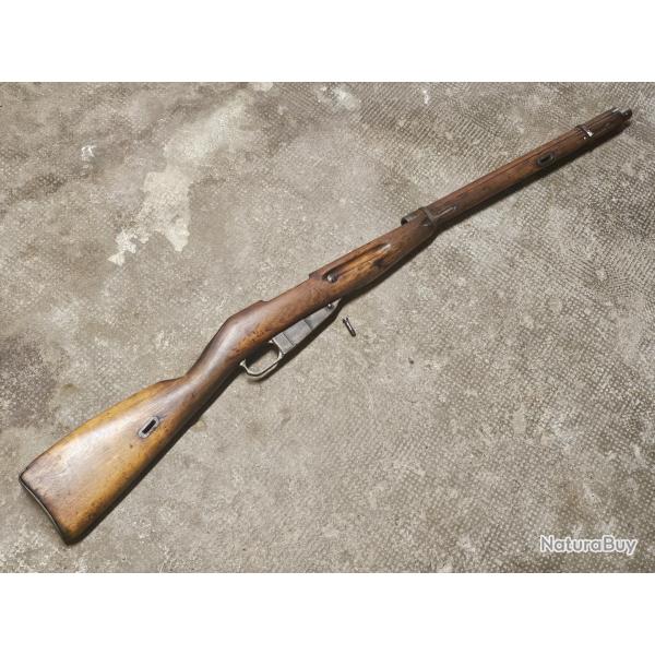 Crosse complte de fusil Mosin Nagant 91 30 de 1942 avec pontet et vis