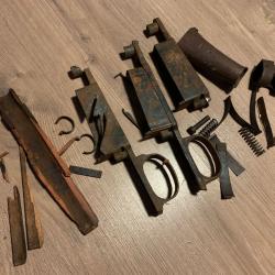 Militaria Allemand WW2 Lot de Pi&egrave;ces Fouille Occasion