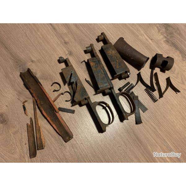 Militaria Allemand WW2 Lot de Pi�ces Fouille Occasion