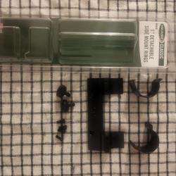 Montage Weaver classic side mounts et side mount rings 1"