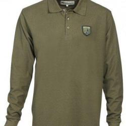 Polo manches longues brodé PERCUSSION