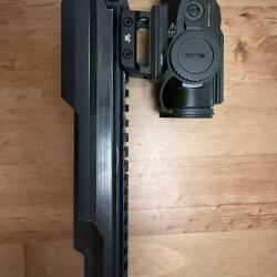 lunette point rouge Vortex Spitfire HD 5x + rail picatinny AK