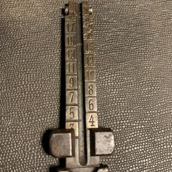 Militaria Allemand WW1 Planchette de Hausse + Curseur KAR98