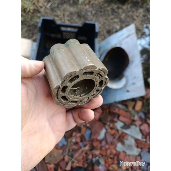 Barillet revolver le mat en laiton