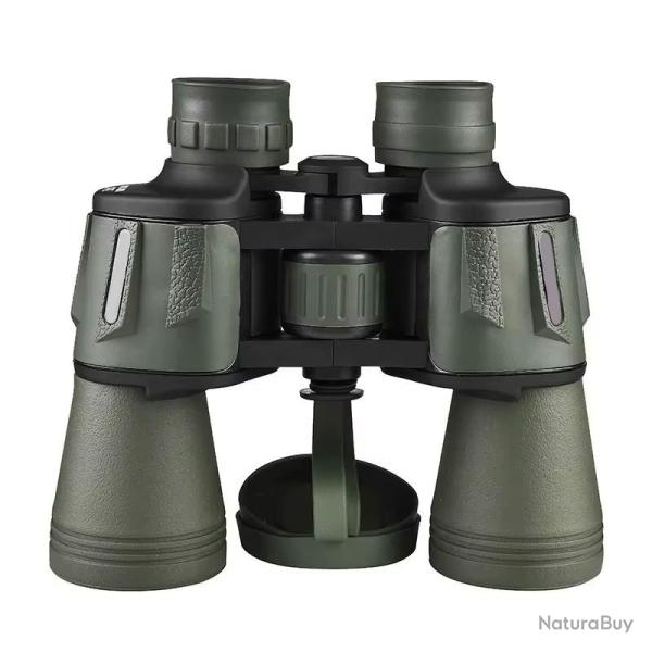 Jumelles 20X50 HD Prisme BAK4 Kaki lentilles FMC vision faible lumire large champ