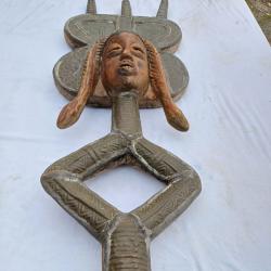 Personnage Africain du Gabon Kota Ethnie Obamba