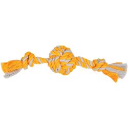 Knot balle orange pour chien