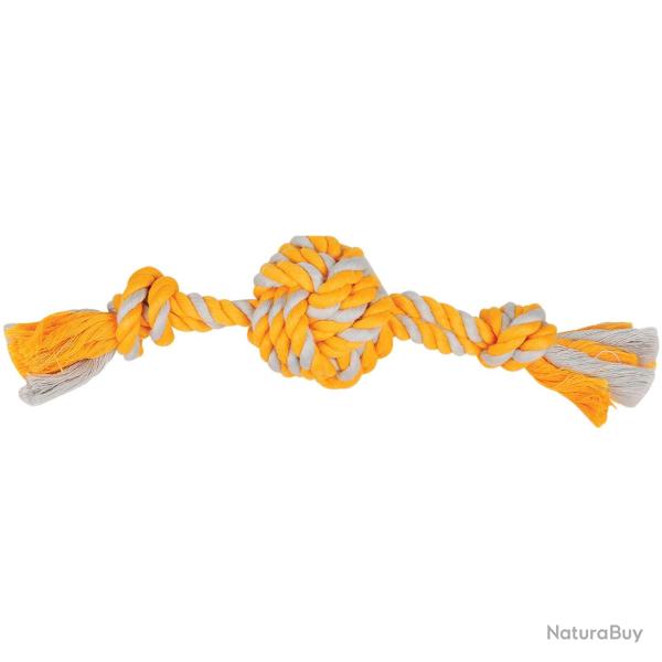 Knot balle orange pour chien