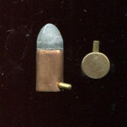 9 mm &agrave; broche -  balle plomb - marquage : 9