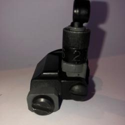 Hausse réglable hauteur pour rail de 21mm