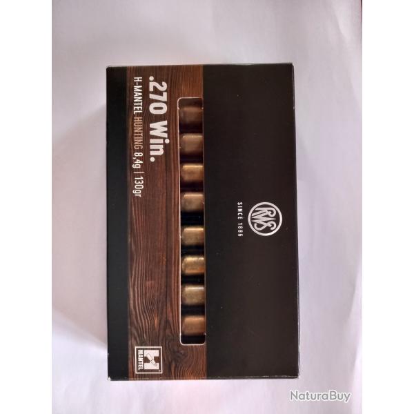 Balle RWS H MANTEL 270W 8,4 gr