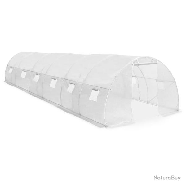 Serre tente abri plante fleur l�gumes 27 m� 900 x 300 x 200 cm blanc 02_0044443