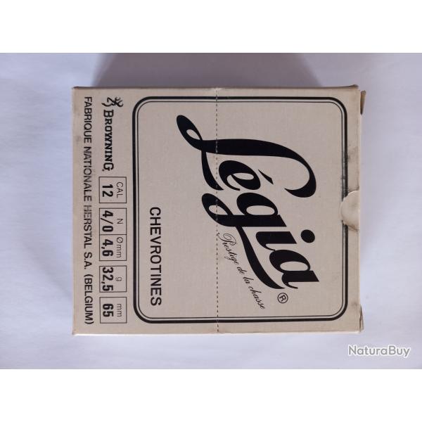 Cartouche legia 4/0 cal 12