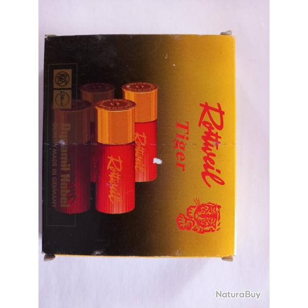 Cartouche rottweil cal 12 plomb 6