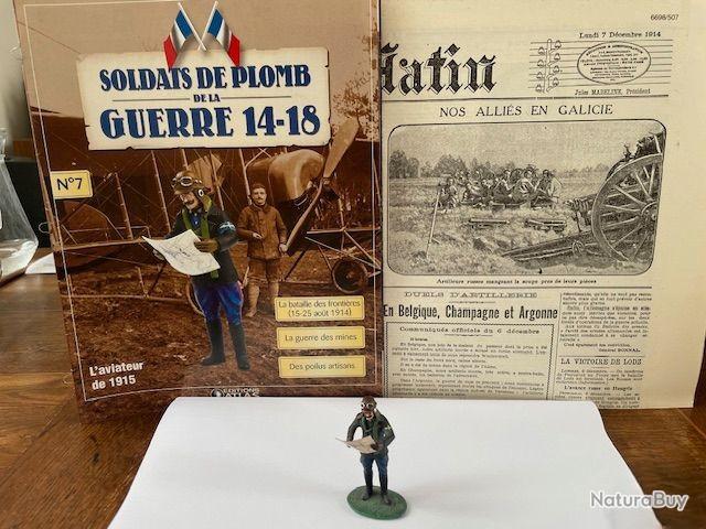 20 Figurines Soldats Plomb 14-18 + 80 Fascicules - édition Atlas - état D'occasion