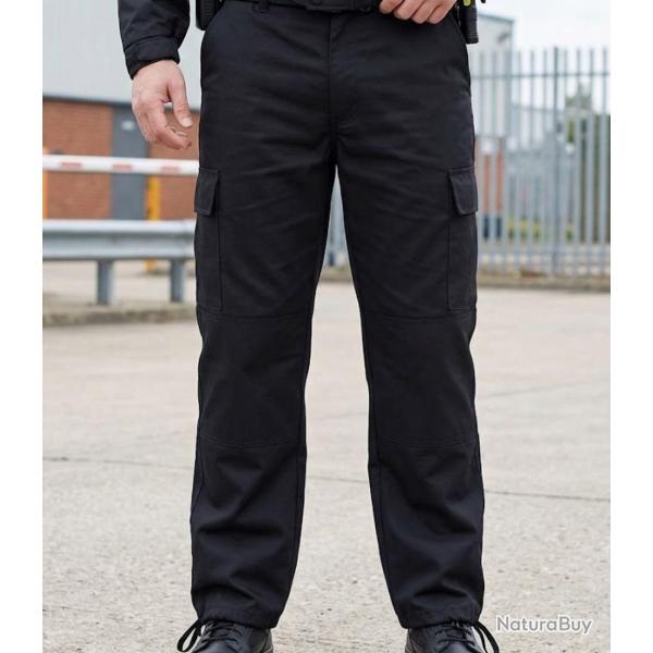 LEDERTYS LY0411 -- Pantalon treillis noir : robustesse et confort d'action 48
