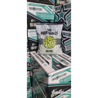 Annonce billes paintball : Billes Paintball Gi Mapple LEAF cal 68 sachet de 500 billes