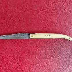 Ancien LAGUIOLE ARBALETE G DAVID Plein manche guilloché