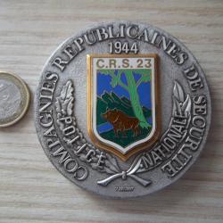 ancienne plaque  obsol&egrave;te !! collection CRS 23 PN Charleville-M&eacute;zi&egrave;res