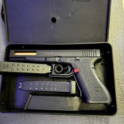 GLOCK .40 S&W - RGA BF377 - Culasse ajourée + canon custom or + kit DPM