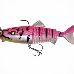 Opé ! Leurre Souple FOX RAGE Replicant Jointed 18cm Crazy Pink (Exclusivité Crazy Pêche)