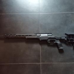 Carabine SAVAGE axis .222 - châssis MDT ess + rail penté 30 MOA