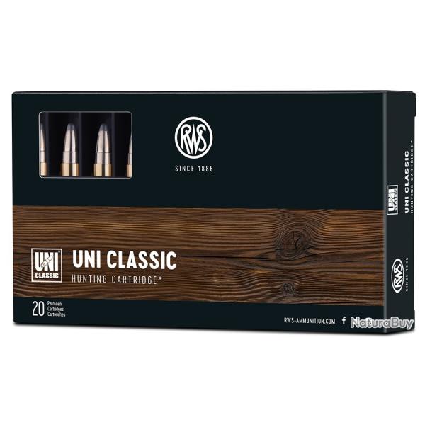Vente Flash ! 60 Munitions RWS Cal.300 Win Mag 180Grs 11.7G Uni Classic