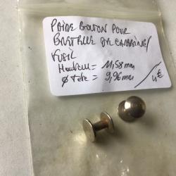 VENDU PAR LE-CUIRASSIER PAIRE DE BOUTONS DE BRETELLE DE FUSIL OU CARABINE