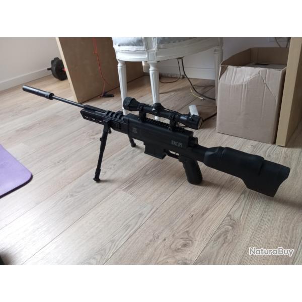 Carabine Black OPS Sniper Tactical 4,5mm 19.9 Joules