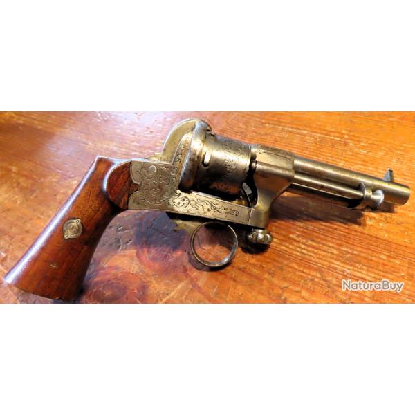 Revolver  systme calibre 7 mm  broche MARIETTE BREVETE