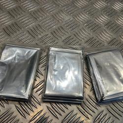 3 x couvertures thermique urgence survie secours sauvetage randonnee camping foret survivaliste
