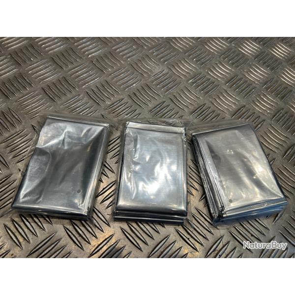 3 x couvertures thermique urgence survie secours sauvetage randonnee camping foret survivaliste