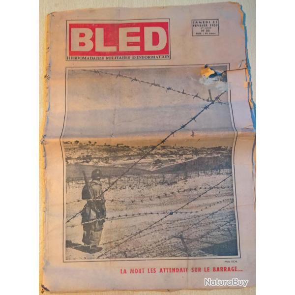 Rare journal militaire BLED guerre d'Alg�rie