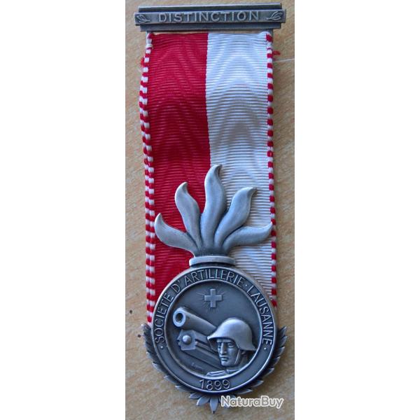 M�daille de distinction artillerie Suisse