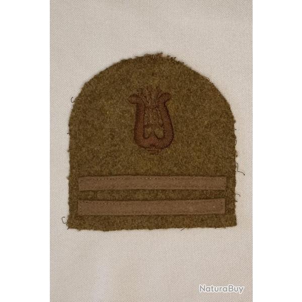 Insigne de bras US Army sp�cialit� musicien 14/18 WW1