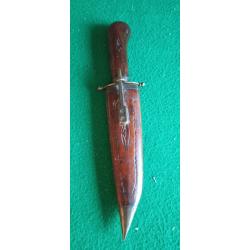 Ancien et rare couteau indien shibriya