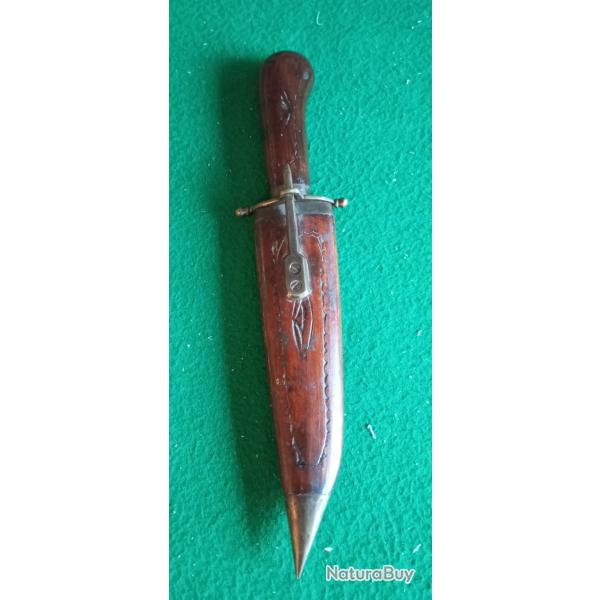 Ancien et rare couteau indien shibriya