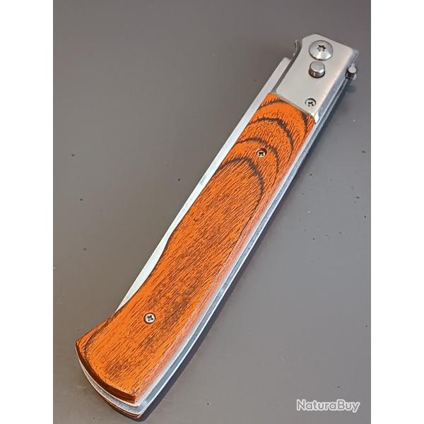 COUTEAU  SYSTME, manche bois.