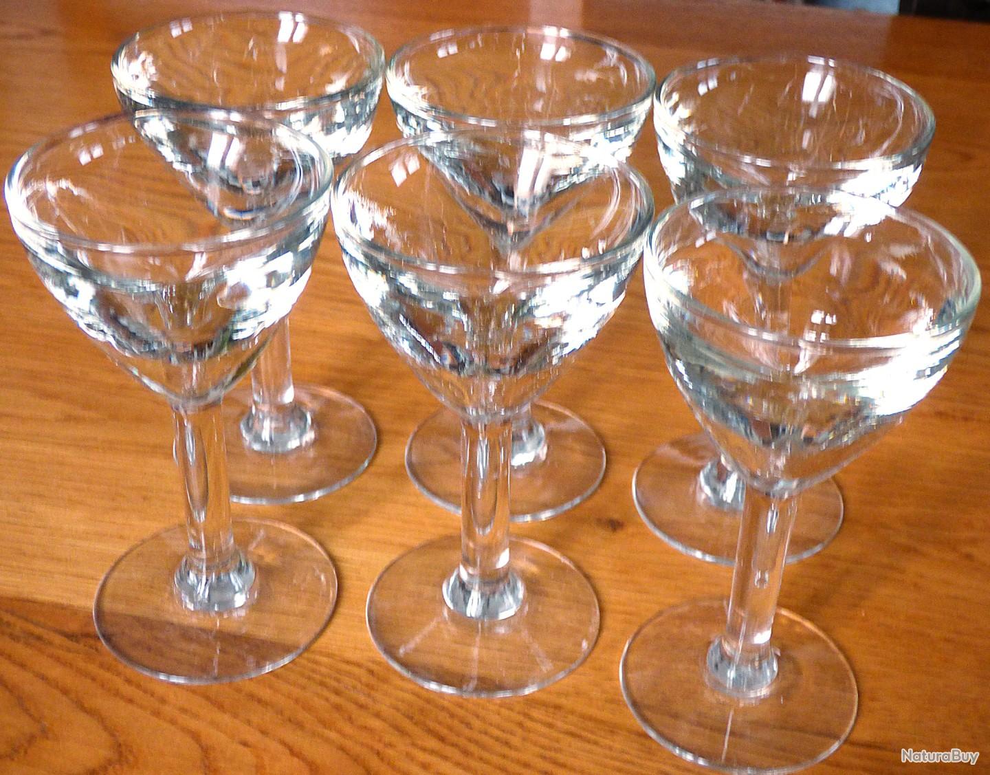 Paire de verres à apéritif Art déco